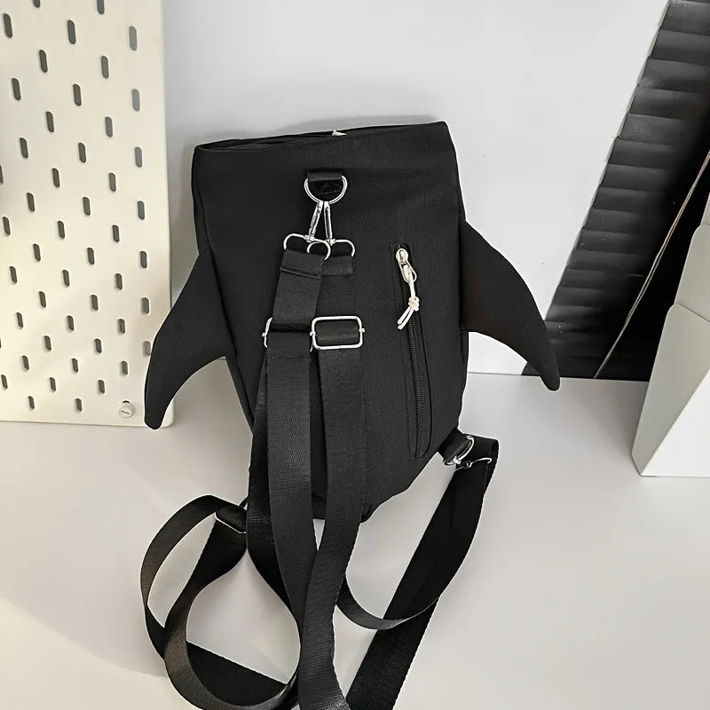 Japanese New Shark Backpack, Versatile Large Capacity Backpack for Couples, Men'S Casual Travel Trend Shoulder Bags