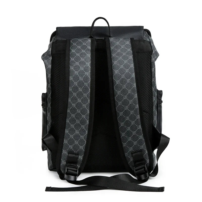 New PU Leather Backpack with Shark-Inspired Design for Students and Travelers Mochilas De Hombre Messenger Bag
